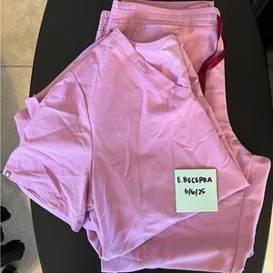 Chalk Pink Scrub Set